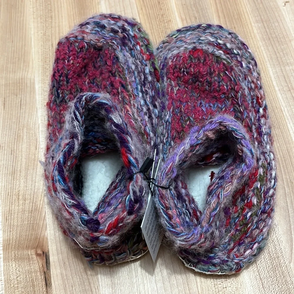 NWT Free People Ariana Bohling Alpaca Slippers size 10-11